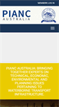 Mobile Screenshot of pianc.org.au