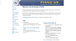 Desktop Screenshot of pianc.org.uk
