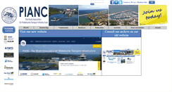 Desktop Screenshot of pianc.org