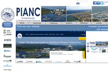 Tablet Screenshot of pianc.org